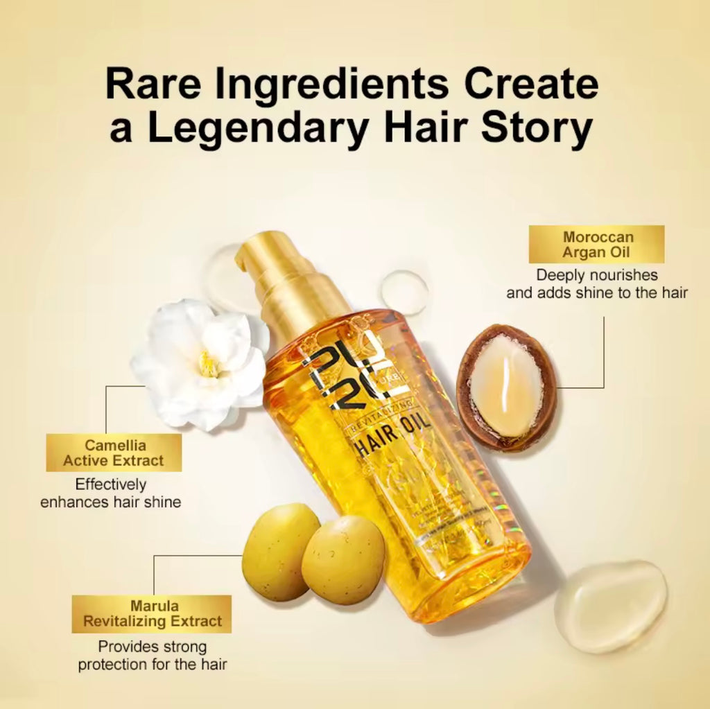 PURE Revitalizing Hair Oil Essential Hair Care (50ml)